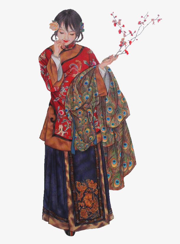中国古代女子免抠