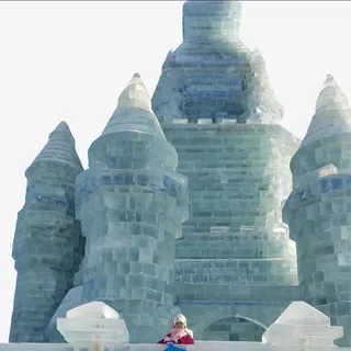 景区冰雪大世界免抠