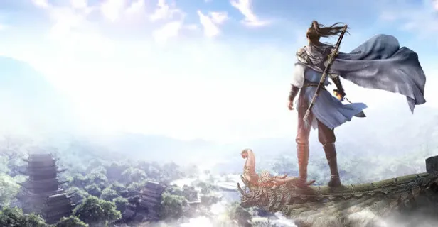 长发男子样式招聘海报免抠