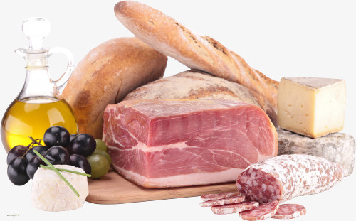 面包牛肉食材免抠