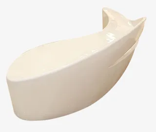 现代简约玻璃钢景观座椅免抠