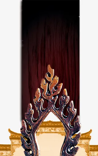 古典红木边框免抠