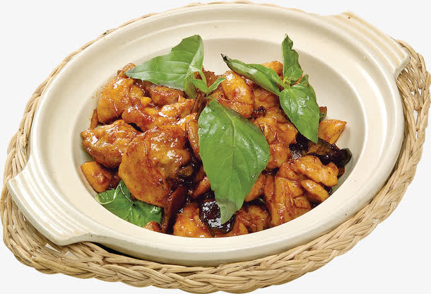 台式三杯鸡免抠