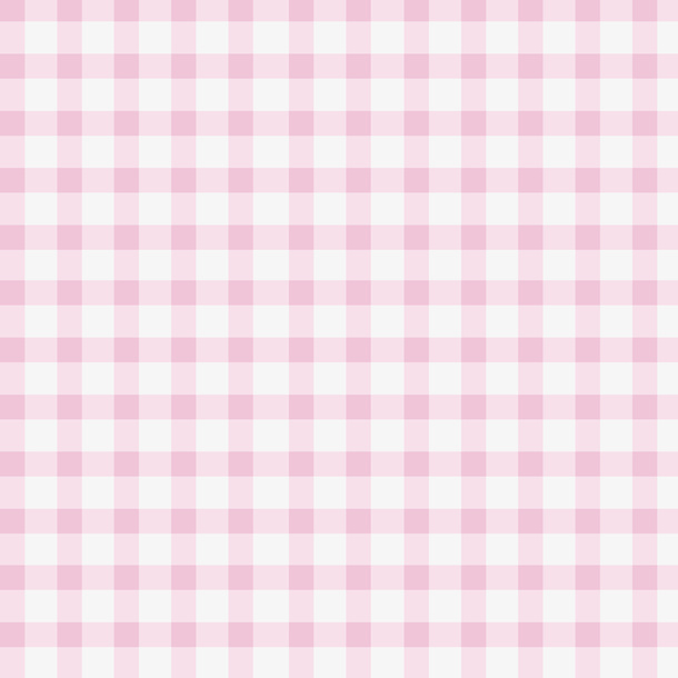 粉色格子桌布免抠