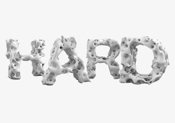 艺术字hard免抠