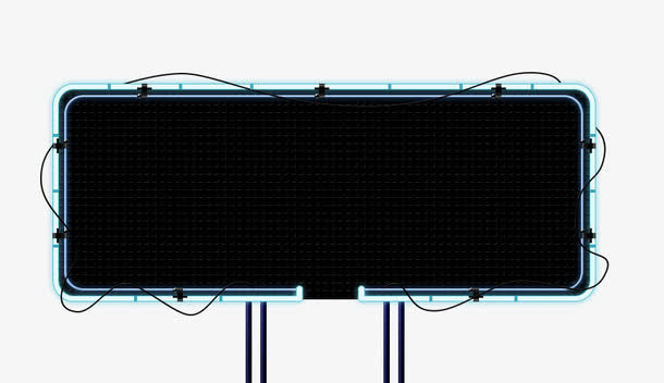 霓虹灯背景板