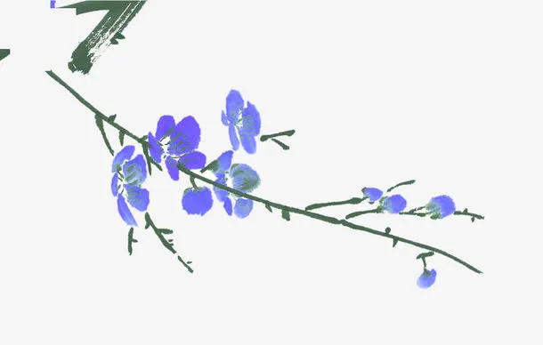 手绘花免抠