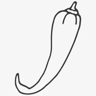 线描辣椒免抠