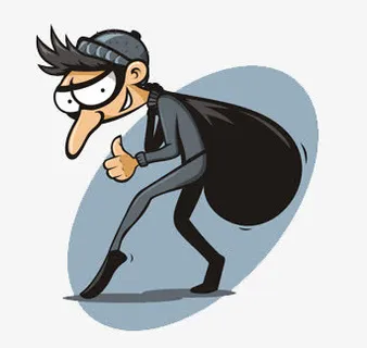 安全防盗防偷海报设计素材免抠