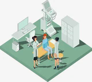 医疗检验室免抠