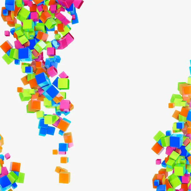 立体几何抽象免扣素材免抠