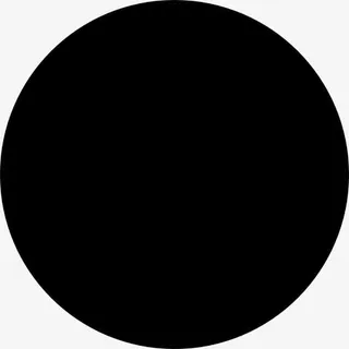 满月的黑圈图标免抠