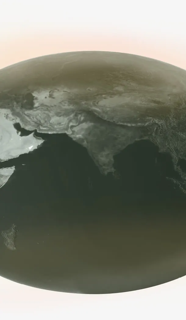 月球表面样宣传单页免抠