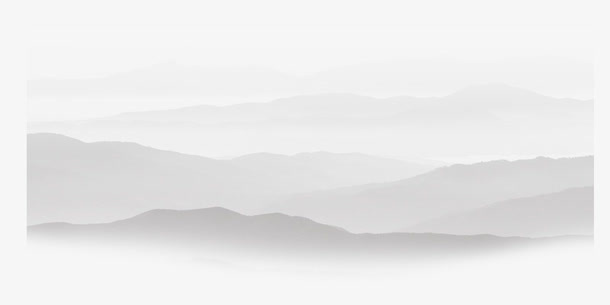灰色渐变山脉免抠