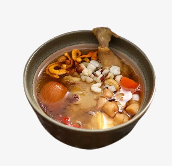 虫草花干贝芡实汤免抠