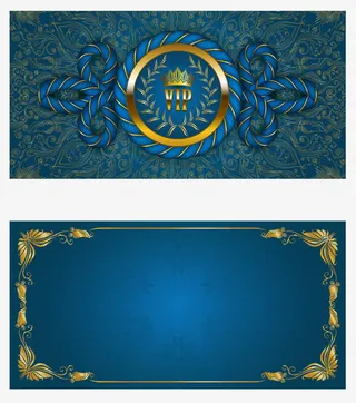 矢量贵宾卡模板免抠