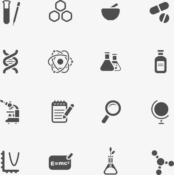 医疗小图标元素高清免扣素材免抠