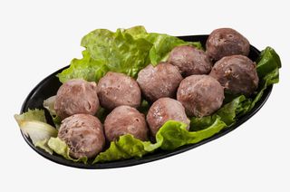 潮汕牛肉丸新鲜食材免抠