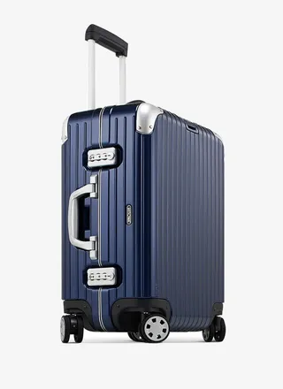 深蓝Rimowa拉杆箱产品图免抠