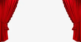 双十二红色幕布背景图