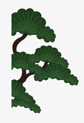 国潮 中国风 植物免抠