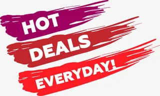 夏日毛笔笔触标签免抠