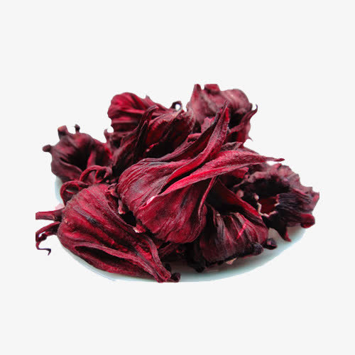 红色洛神花干图片素材免抠