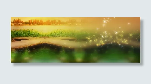 婚纱照外景清新模板背景banner