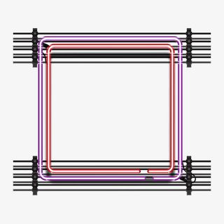 霓虹框灯招牌免抠