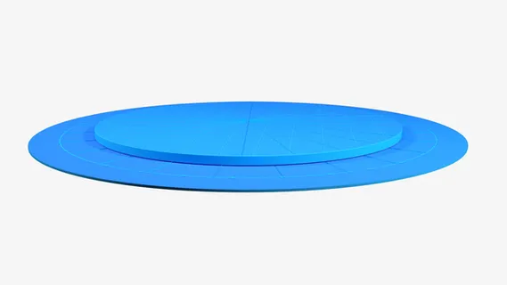 蓝色科技舞台免抠