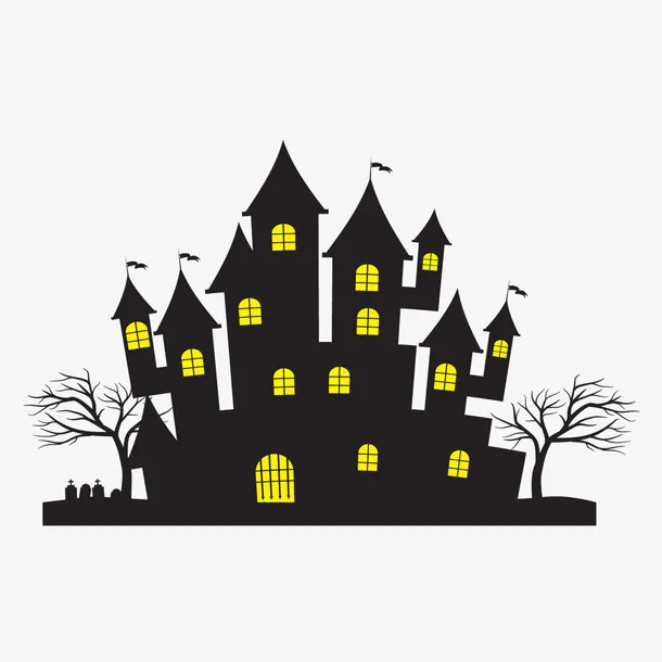 万圣节城堡免抠