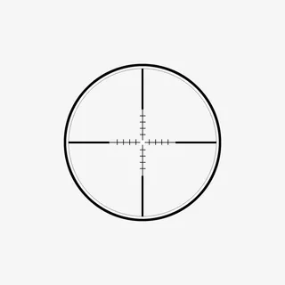 黑色免扣细条瞄准镜元素免抠