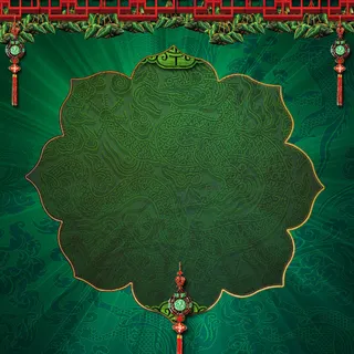 粽情端午绿色复古食品主图背景高清