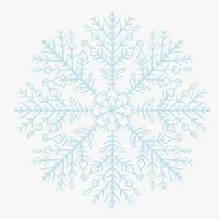 雪花底纹免抠