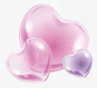 水晶爱心节日素材免抠