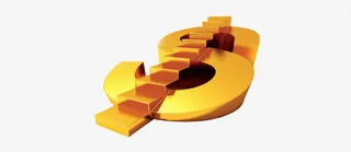 漂浮金币台阶免抠