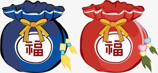 矢量喜气福袋免抠