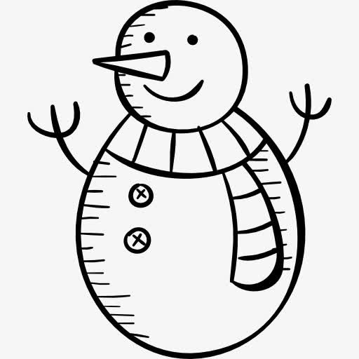雪人图标免抠