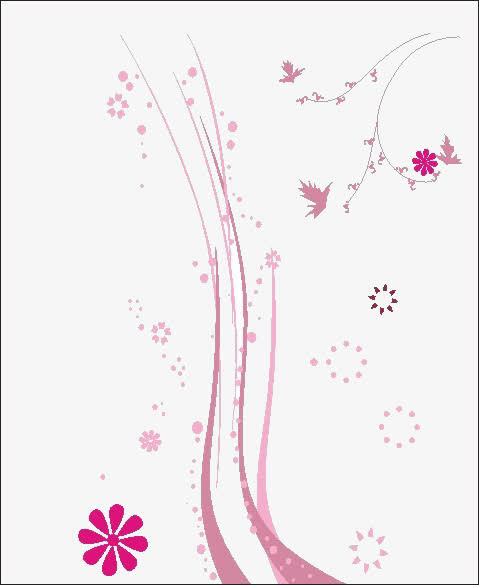 小花叶子免抠