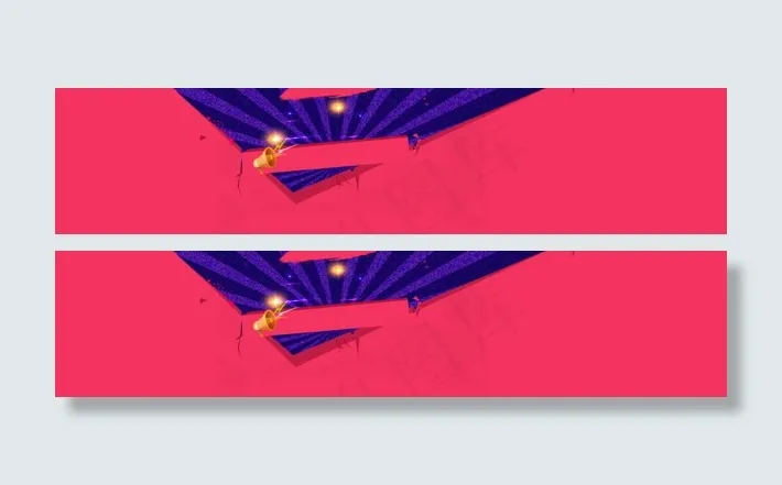 淘宝促销立体个性背景banner