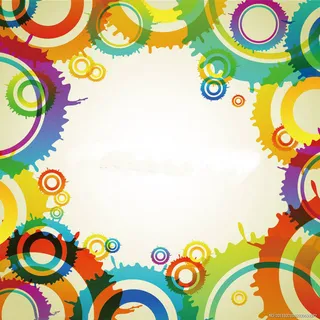 炫彩缤纷的几何图形背景高清