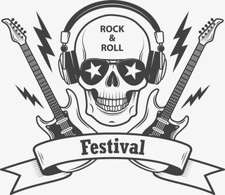 摇滚节矢量图免抠
