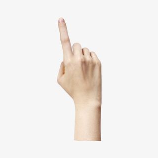 灰色手指点击元素免抠