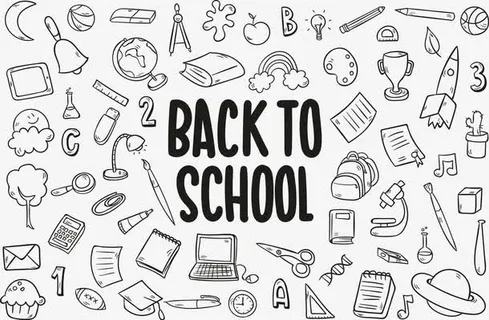 黑白卡通手绘日常百货免抠 黑白卡通手绘日常百货免抠