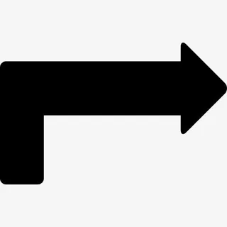 箭头指向右长角图标免抠