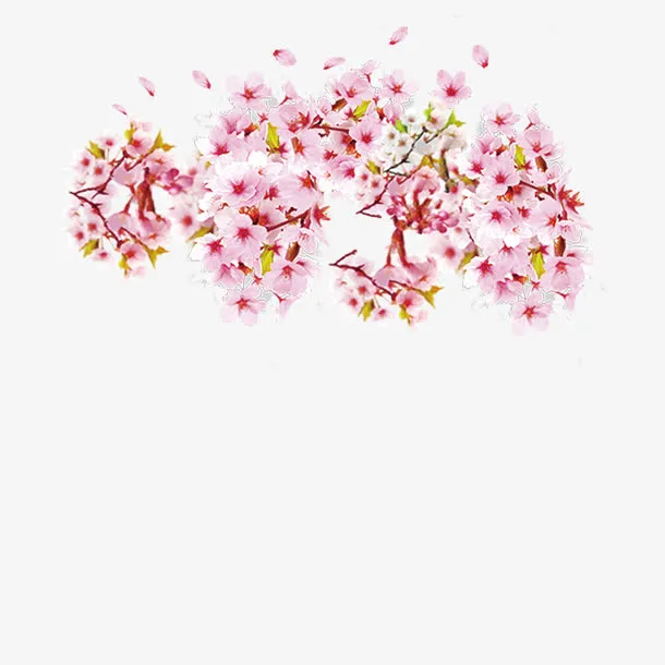 粉色花瓣免抠