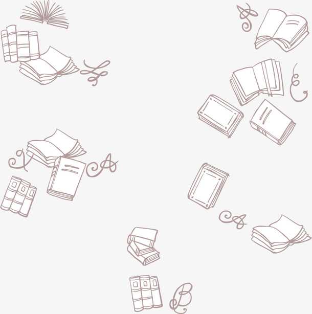 褐色简约书本背景