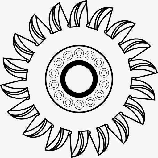 Pelton涡轮图标免抠