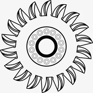 Pelton涡轮图标免抠