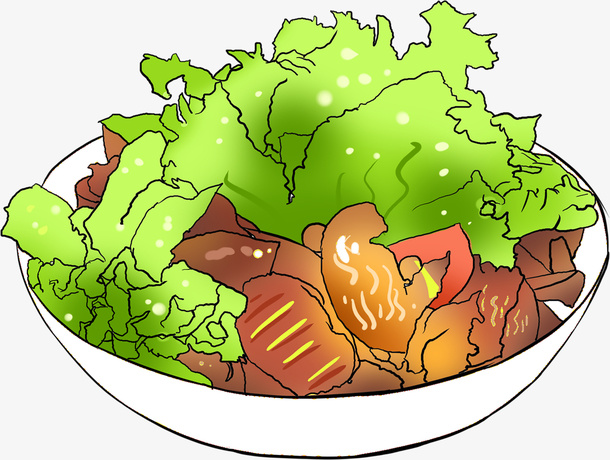 一盘美味的菜肴元素免抠